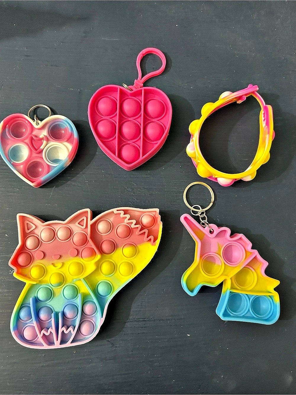Pop-It Fidget Toy Set Multicolor
